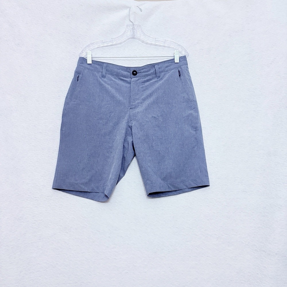 7 Daimonds Shorts Mens 31 Blue Hybrid Chino Performance Aeroplane Lightweight